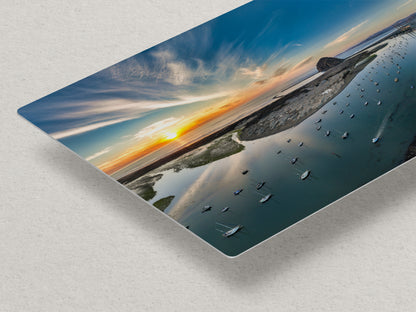 Coastal Wall Art Aerial Morro Bay Ocean Picture California Seascape Nature Photo