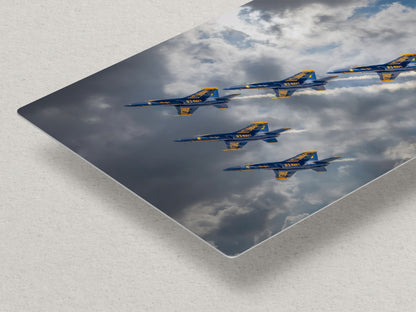 Blue Angels Artwork, FA-18 Super Hornet Military Aircraft Aviation Wall Decor