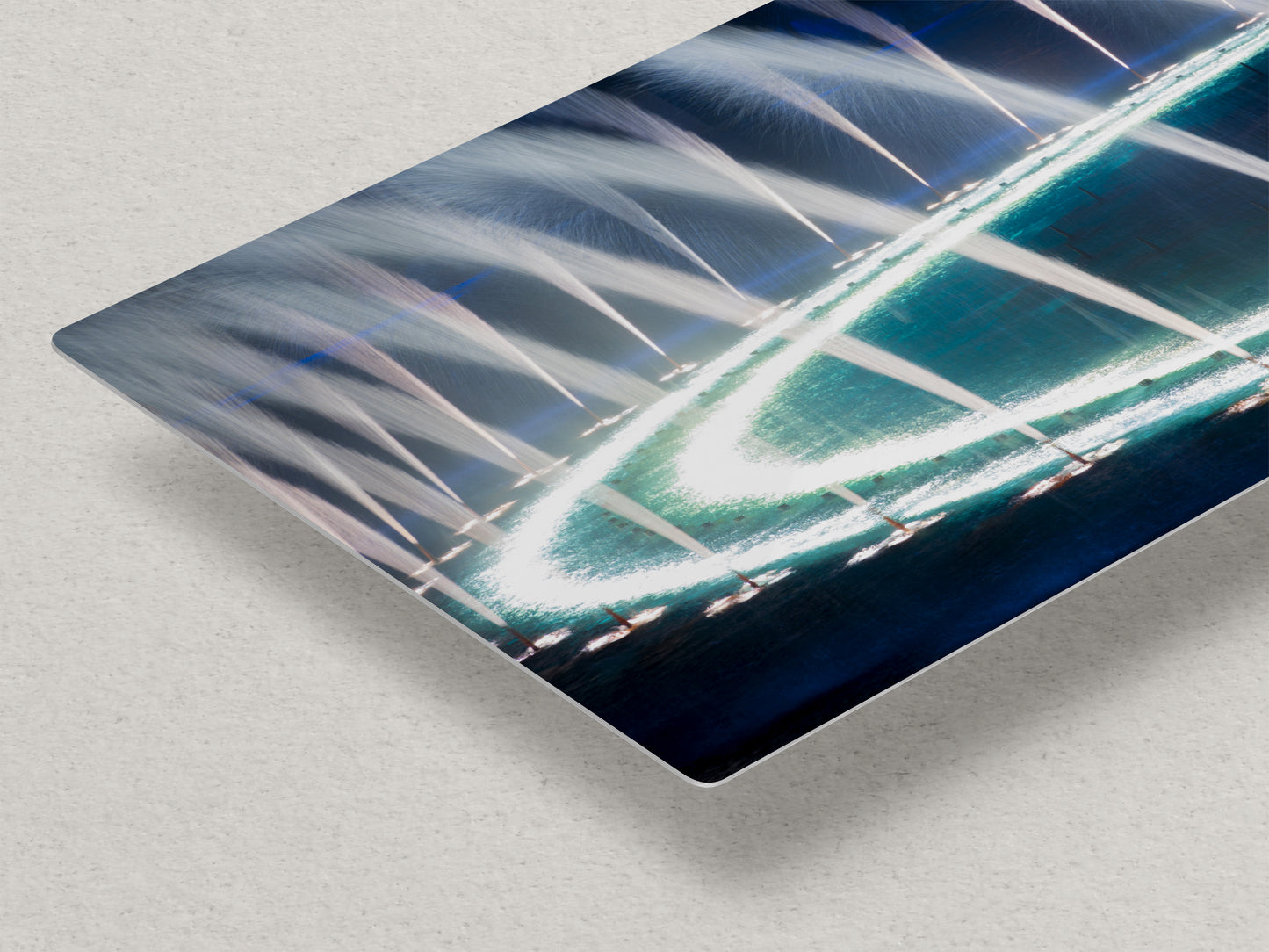 Bellagio Las Vegas Water Picture, Relaxation Artwork, Night Water Display Wall Decor, Ethereal Cityscape Photography