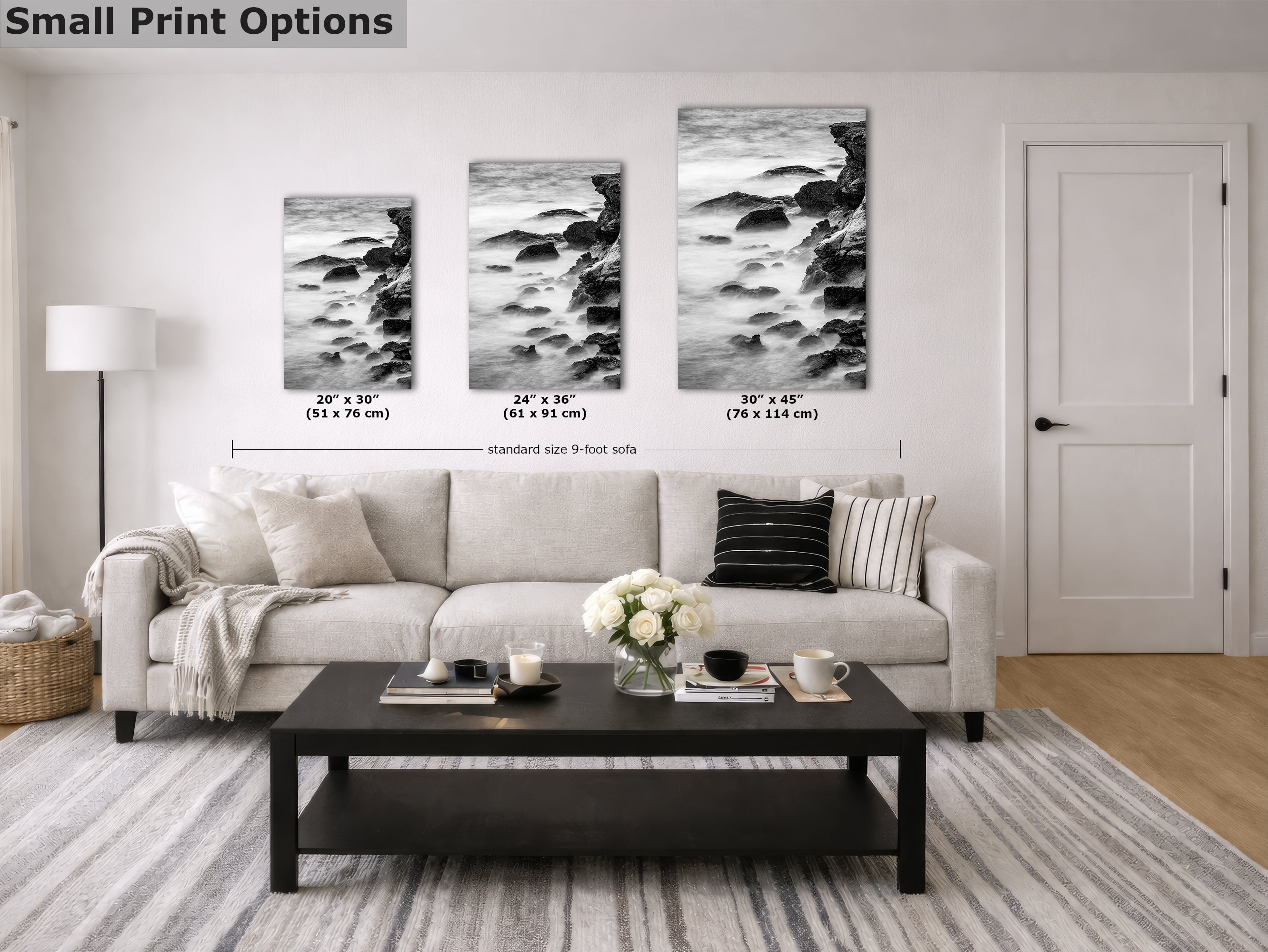 Limited Edition Fine Art Photography, Abstract Ocean Picture California Shoreline