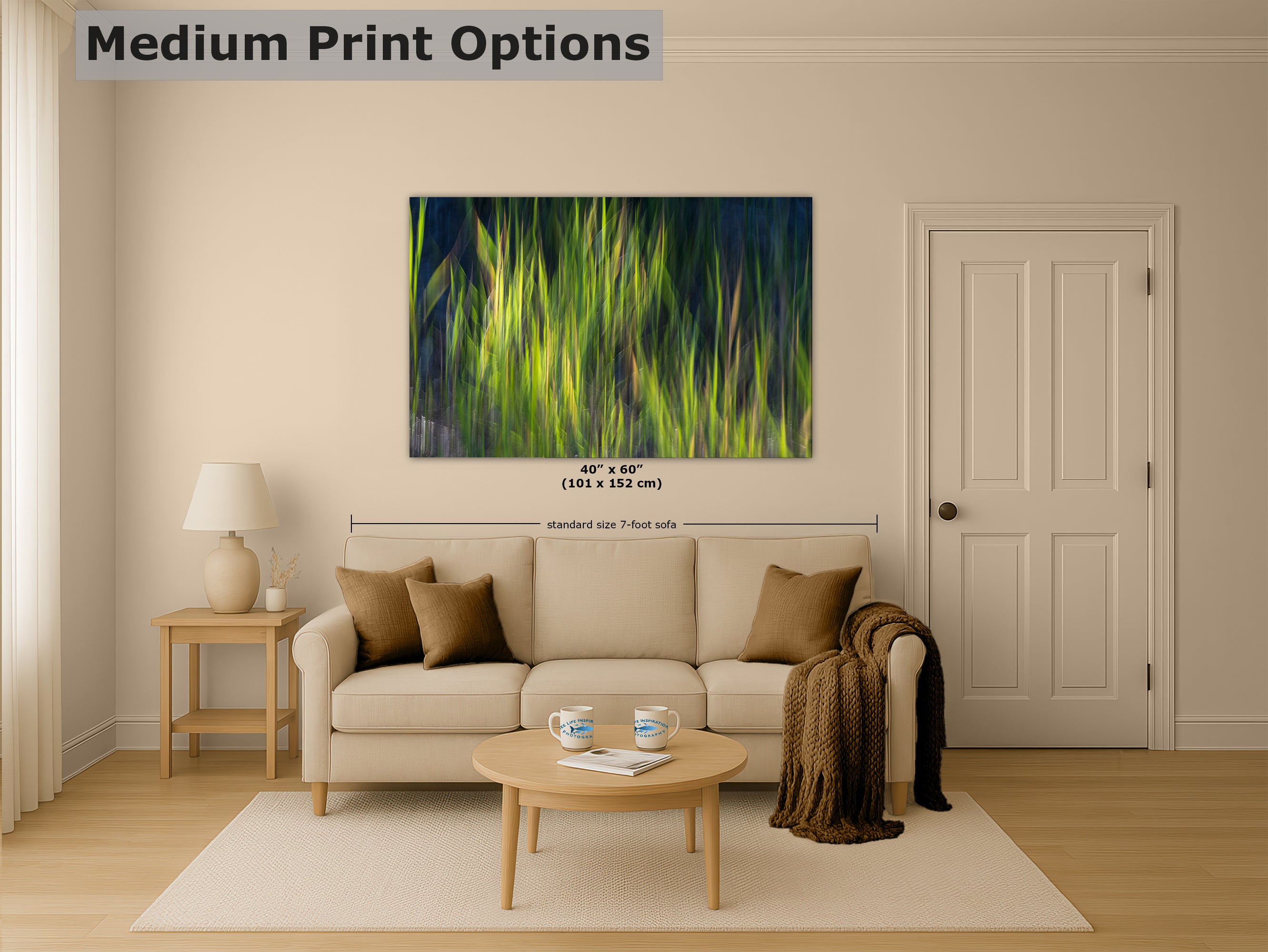 Sage Green Abstract Art Nature Photo