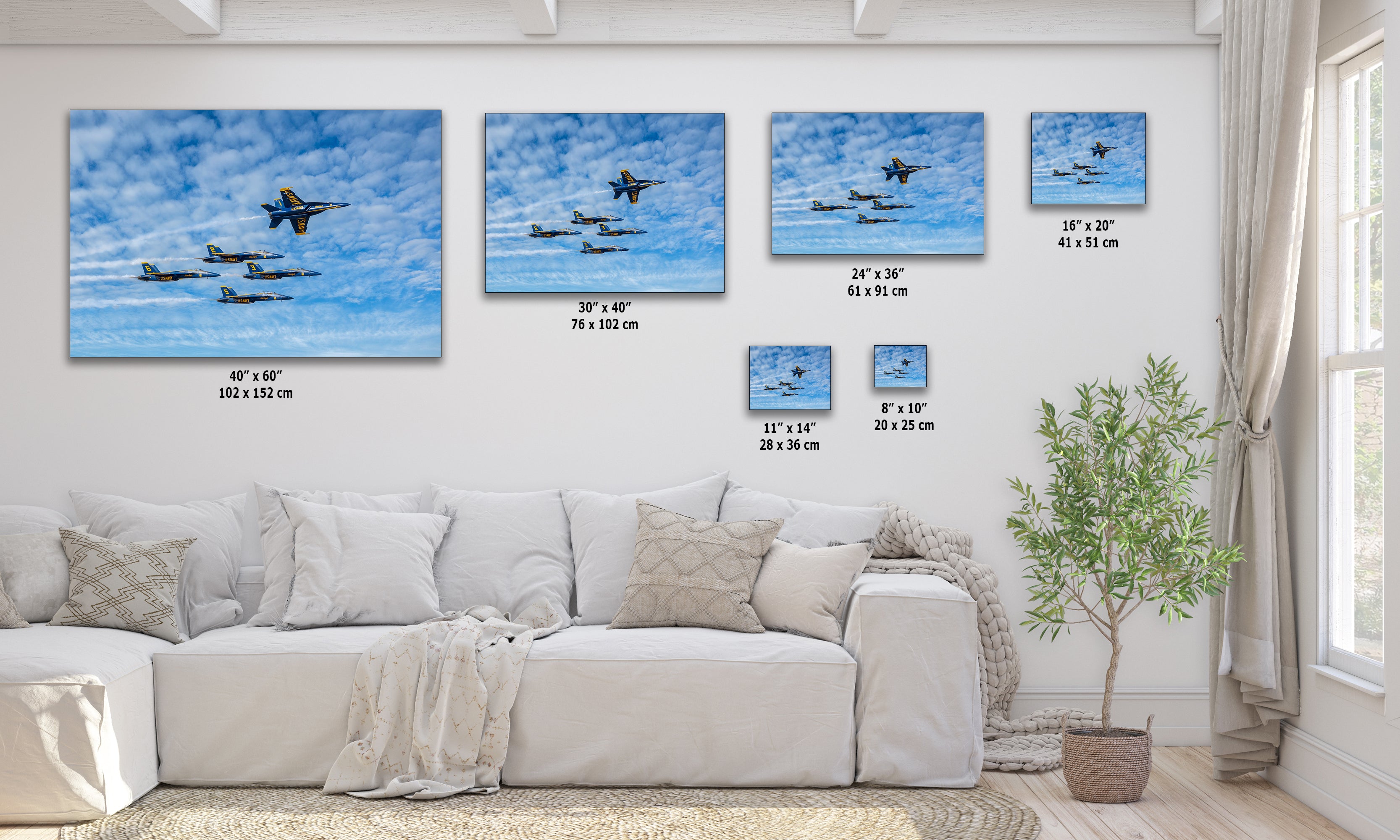 Blue Angels Aviation Artwork, FA-18 Super Hornet Military Aircraft Print