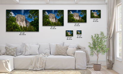 El Capitan Wall Art, Yosemite National Park Nature Photo