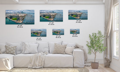 San Francisco Giants Baseball Stadium, Oracle Park Canvas Print