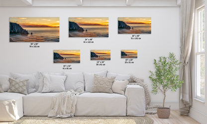 Morro Bay California Coastline Ocean Picture Nature Photo, Morro Rock Aerial Sunset Coastal Relaxation Artwork, Dorm Room, Office & House Decor
