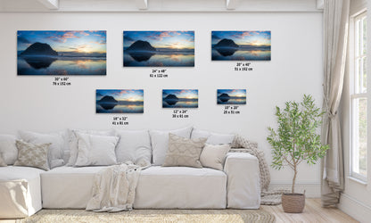 Morro Bay California Coastline Ocean Picture Nature Photo, Morro Rock Reflection, Coastal Relaxation Artwork, Dorm Room, Office & House Decor