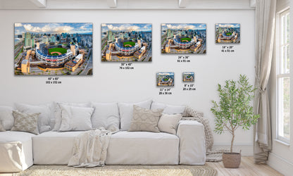 Petco Park Wall Art, San Diego Padres Skyline Print, MLB Stadium Decor