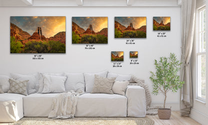Chapel of the Holy Cross Sedona Arizona Desert Picture, Southwestern Wall Art, Church Landscape Print, Office Decor, Cubicle & Home Wall Art