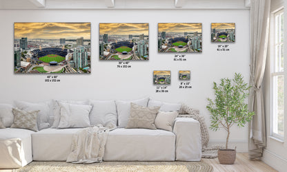 San Diego Padres Baseball Stadium Petco Park Sunset Canvas Print