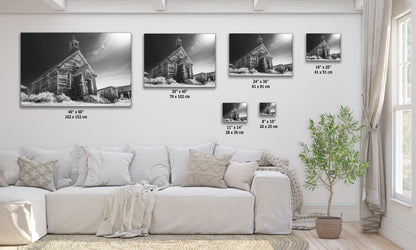 Bodie Ghost Town Western Decor | Abandoned Forgotten Towns | Black and White Historic California Photography