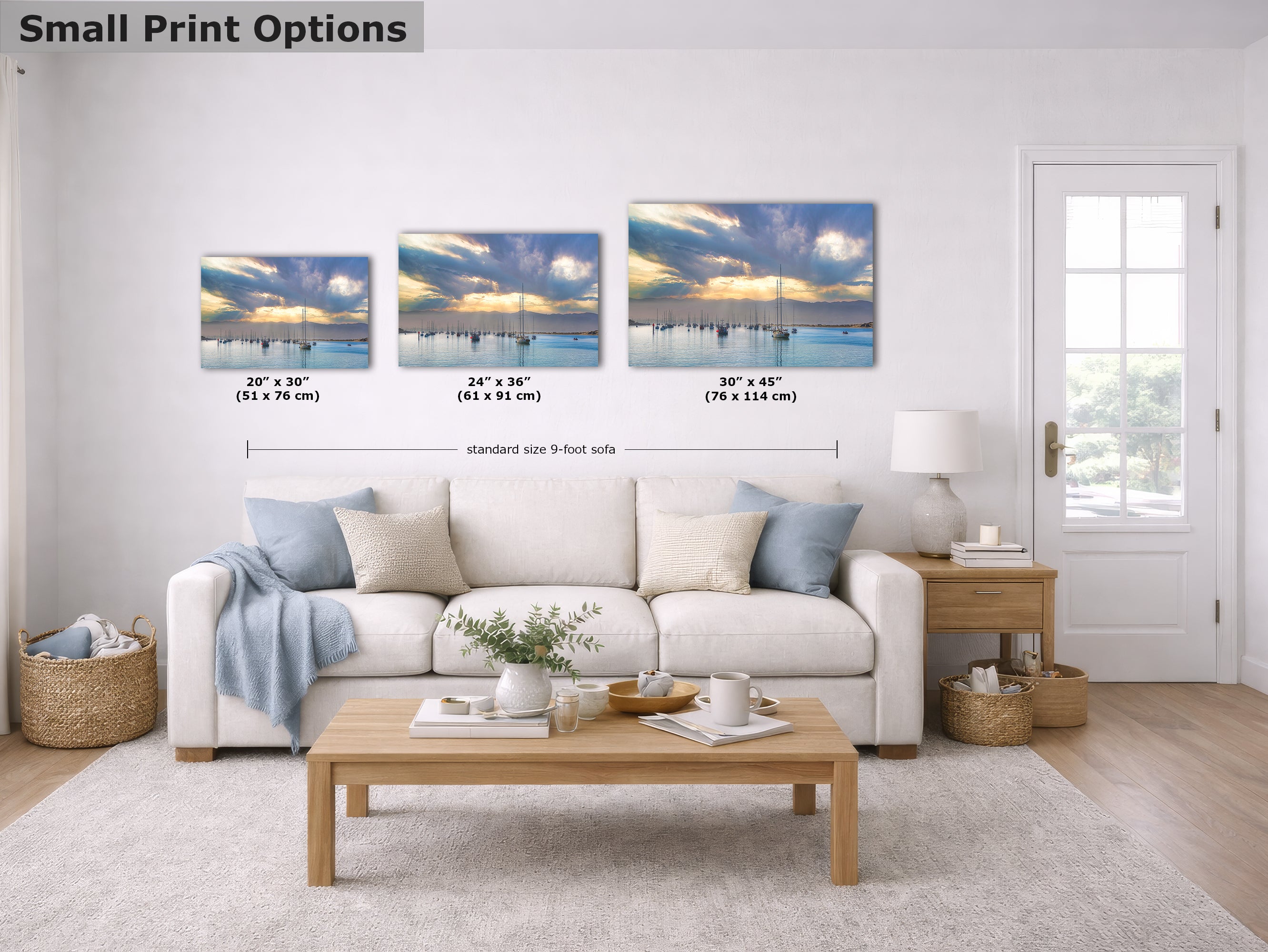 California Coastline Limited Edition Fine Art Print – Morro Bay Ocean Picture Nature Photo