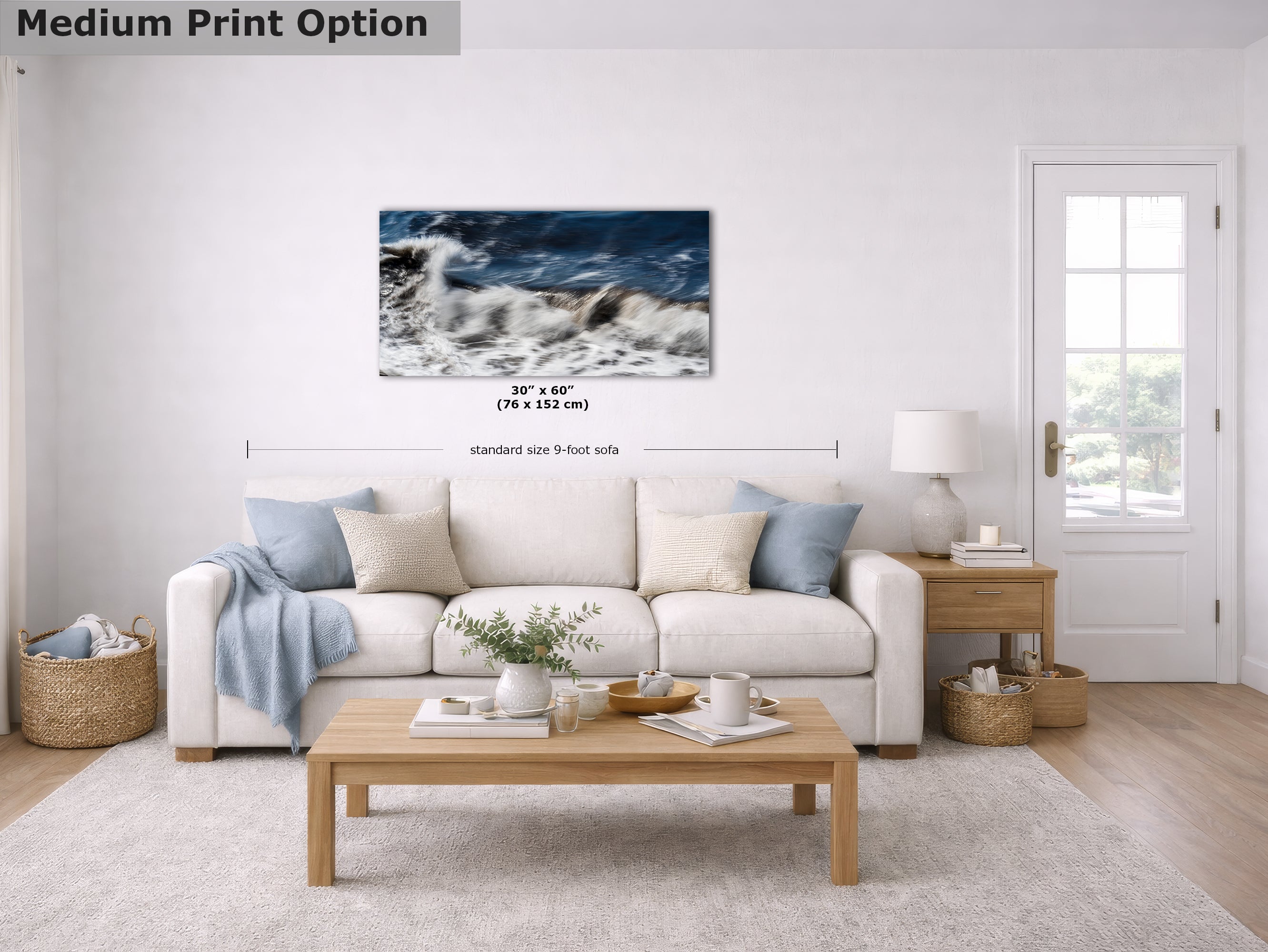 Limited Edition Fine Art Photography, Ocean Picture California Coastline Wave Abstract