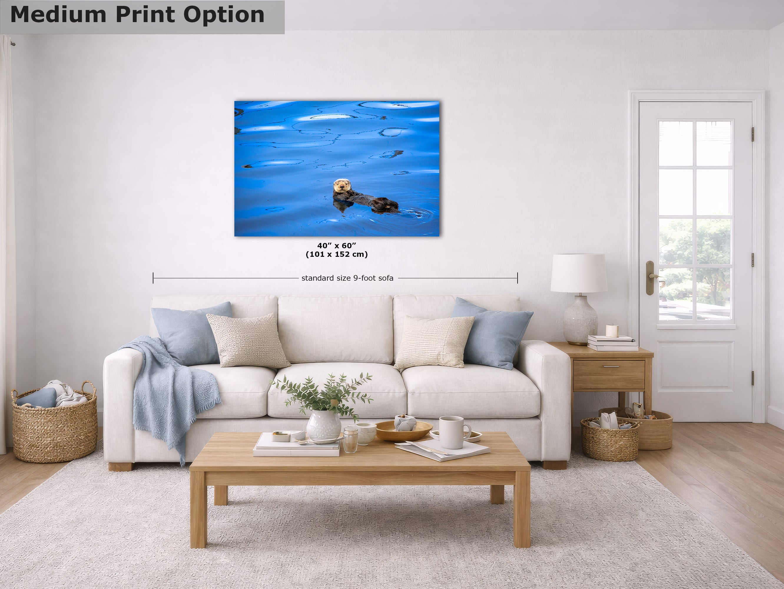 Ocean Picture Limited Edition Fine Art Print – Sea Otter Wildlife Photography Nature Photo