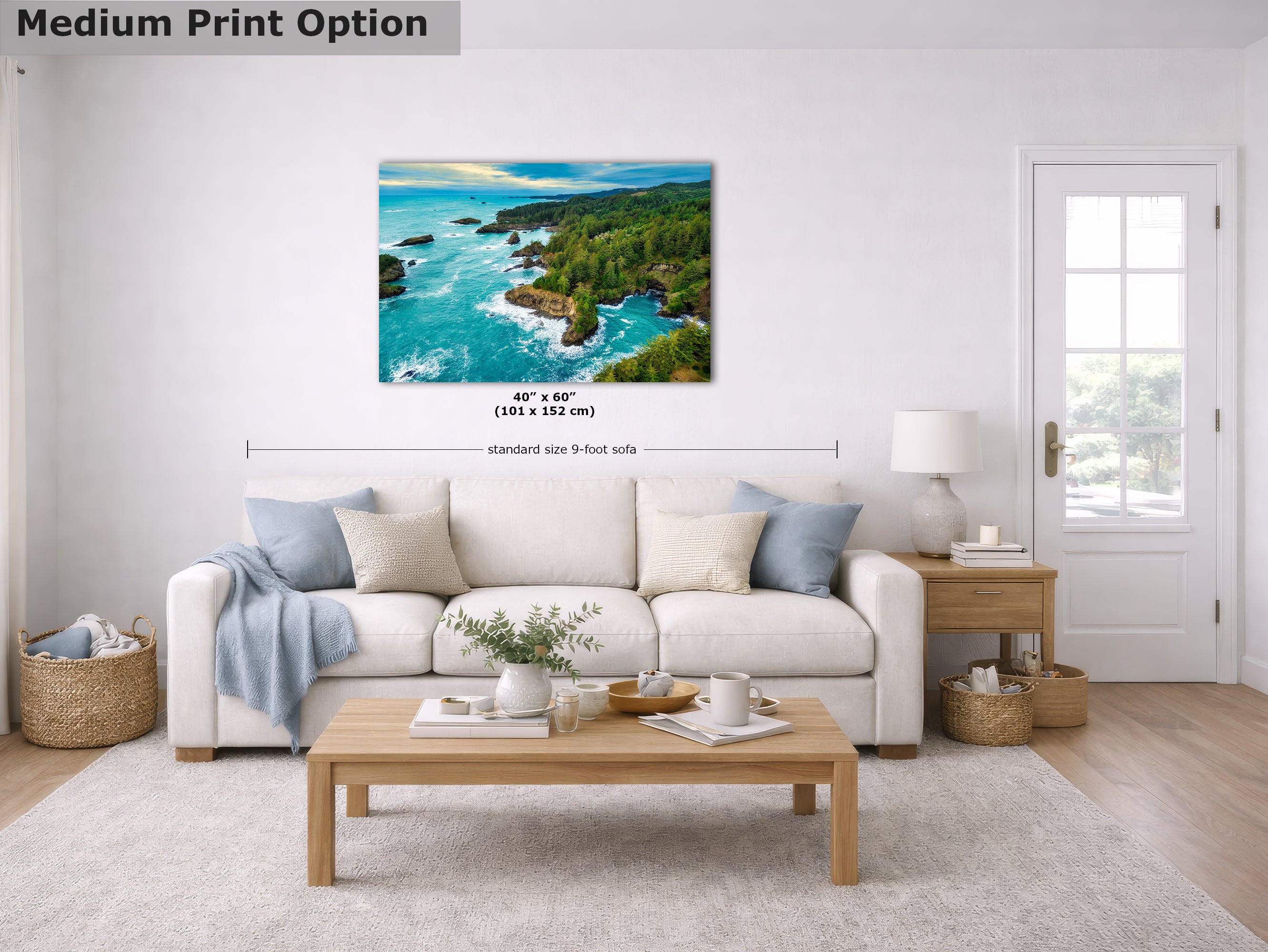 Oregon Coast Ocean Picture, Pacific Northwest Nature Photo