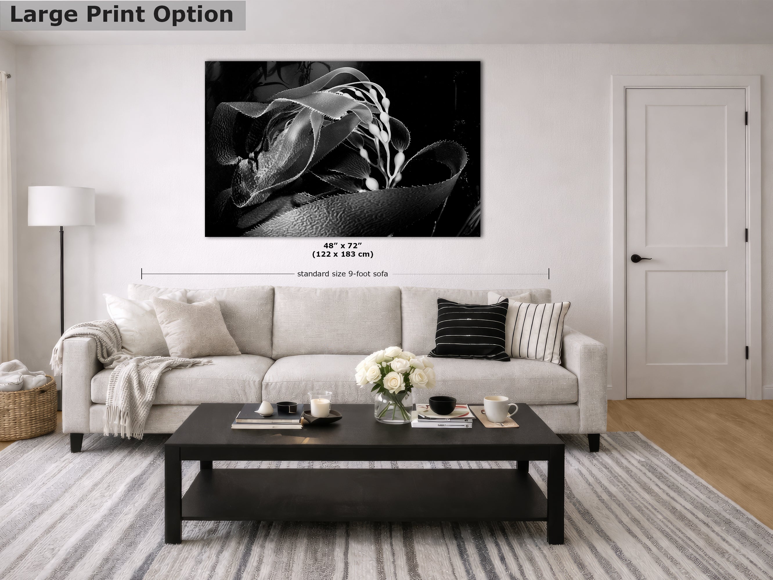 Limited Edition Fine Art Photography, California Giant Kelp Ocean Life, Presence