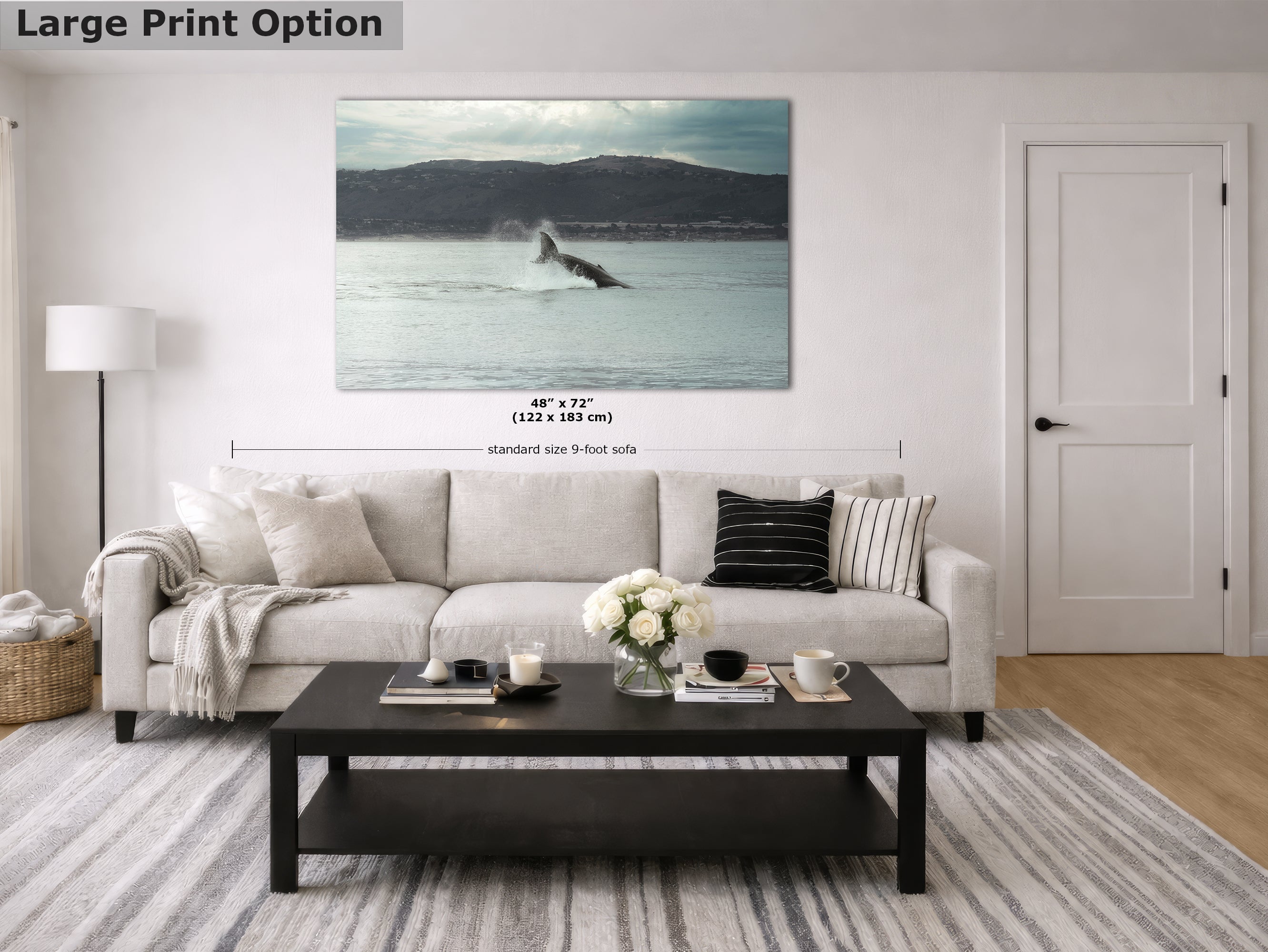 Humpback Whale Marine Mammal Wildlife Photography, Ocean Nature Art, Marine Conservation, Dolphin & Sea Life Gift, House Decor