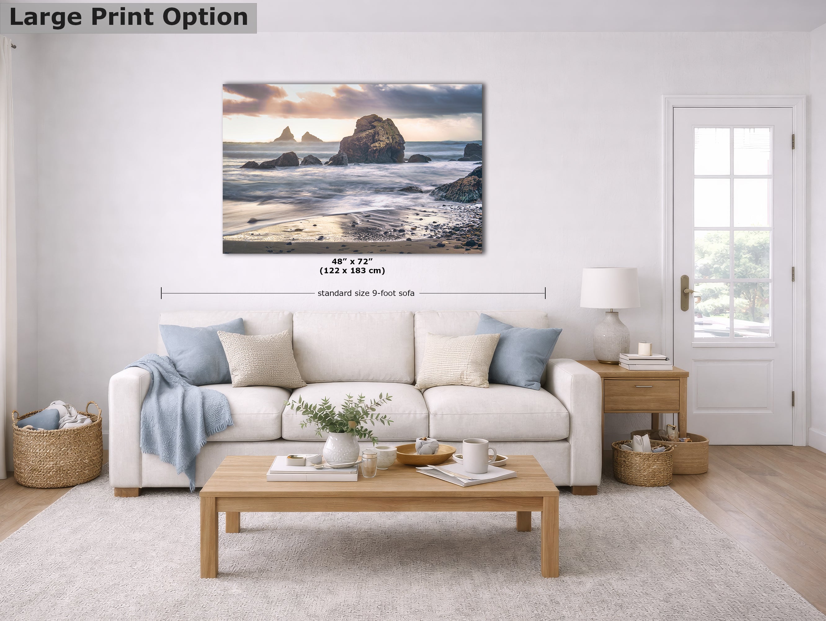 Oregon Coast Limited Edition Print, Pacific Northwest Ocean Picture