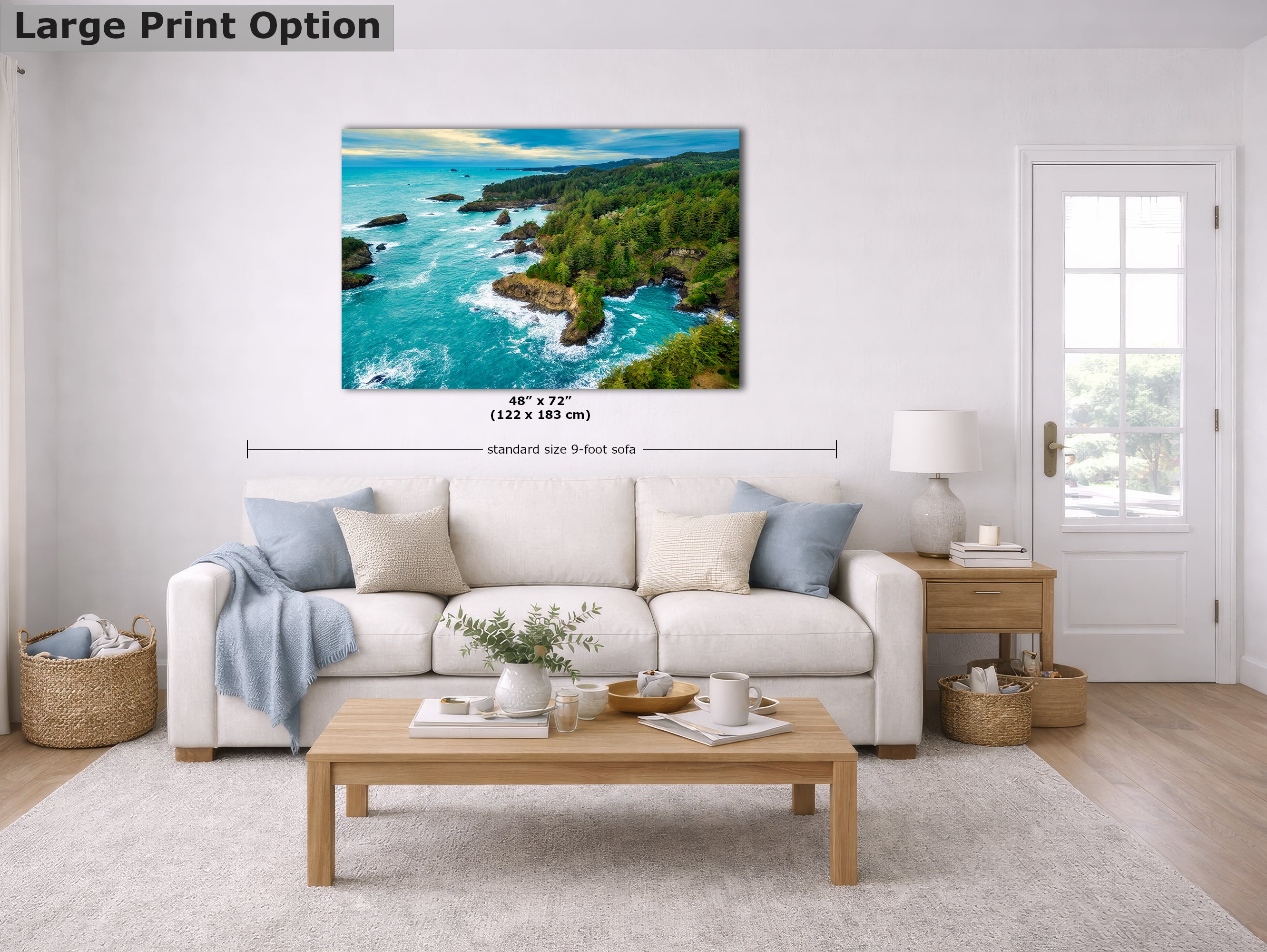 Oregon Coast Ocean Picture, Pacific Northwest Nature Photo