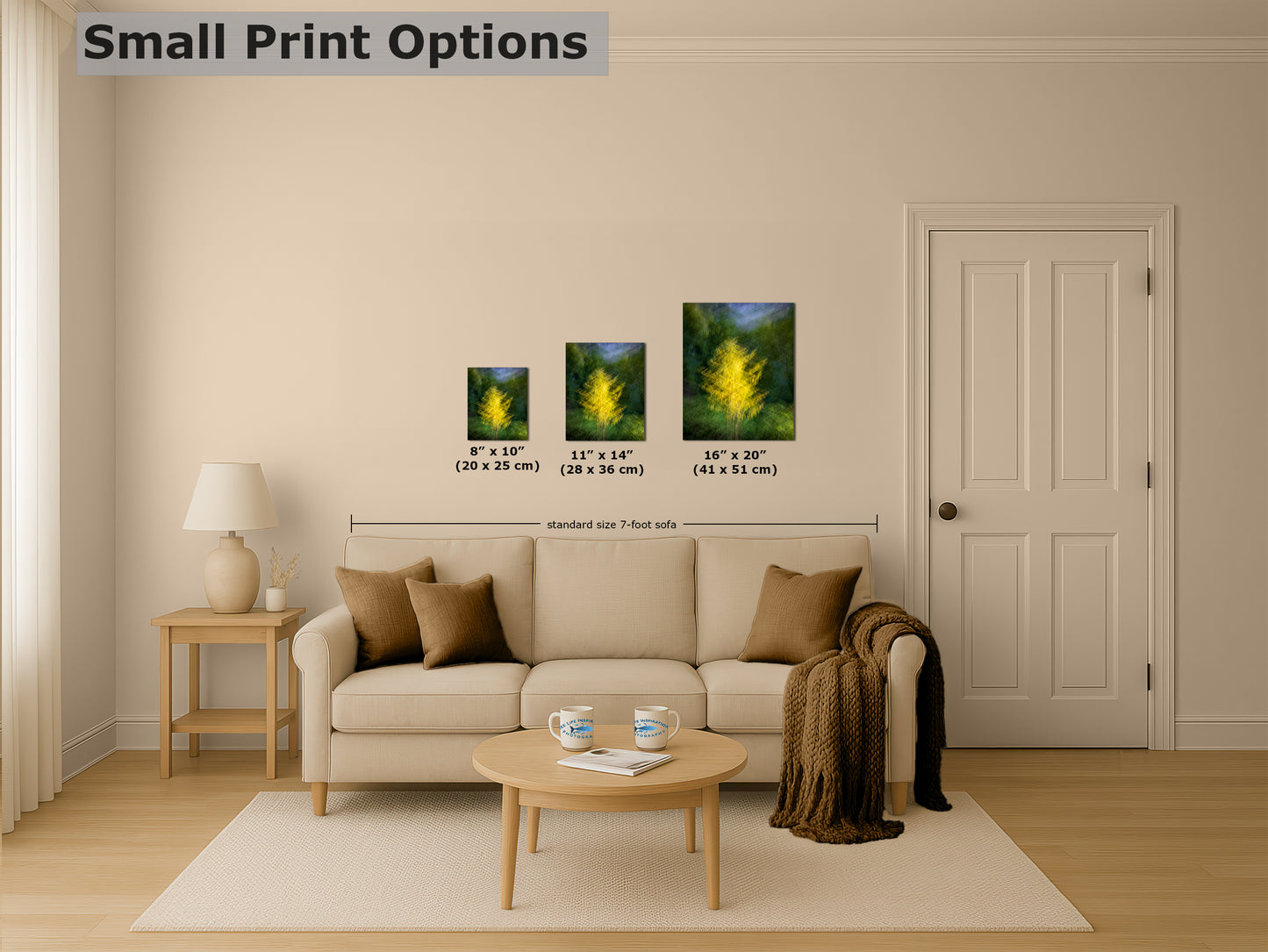 Impressionist Art Forest Picture Abstract Nature Photo, Relaxation Artwork, Forest Bathing Wall Decor, Meditation, Bohemian Style Canvas Print