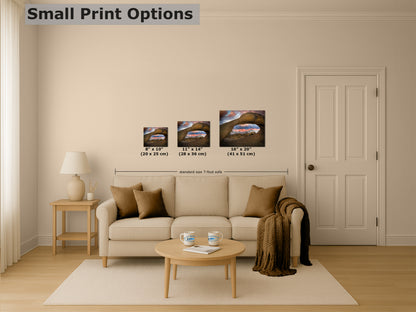 Mount Whitey & Mobius Arch Mountain Picture, Nature Photo from Alabama Hills for Relaxation Art for Meditation, Office, and House Decor