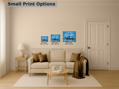 Orca Whale Marine Mammal Wildlife Photography, Killer Whale Ocean Art Print for Nature Lovers and Ocean Enthusiasts