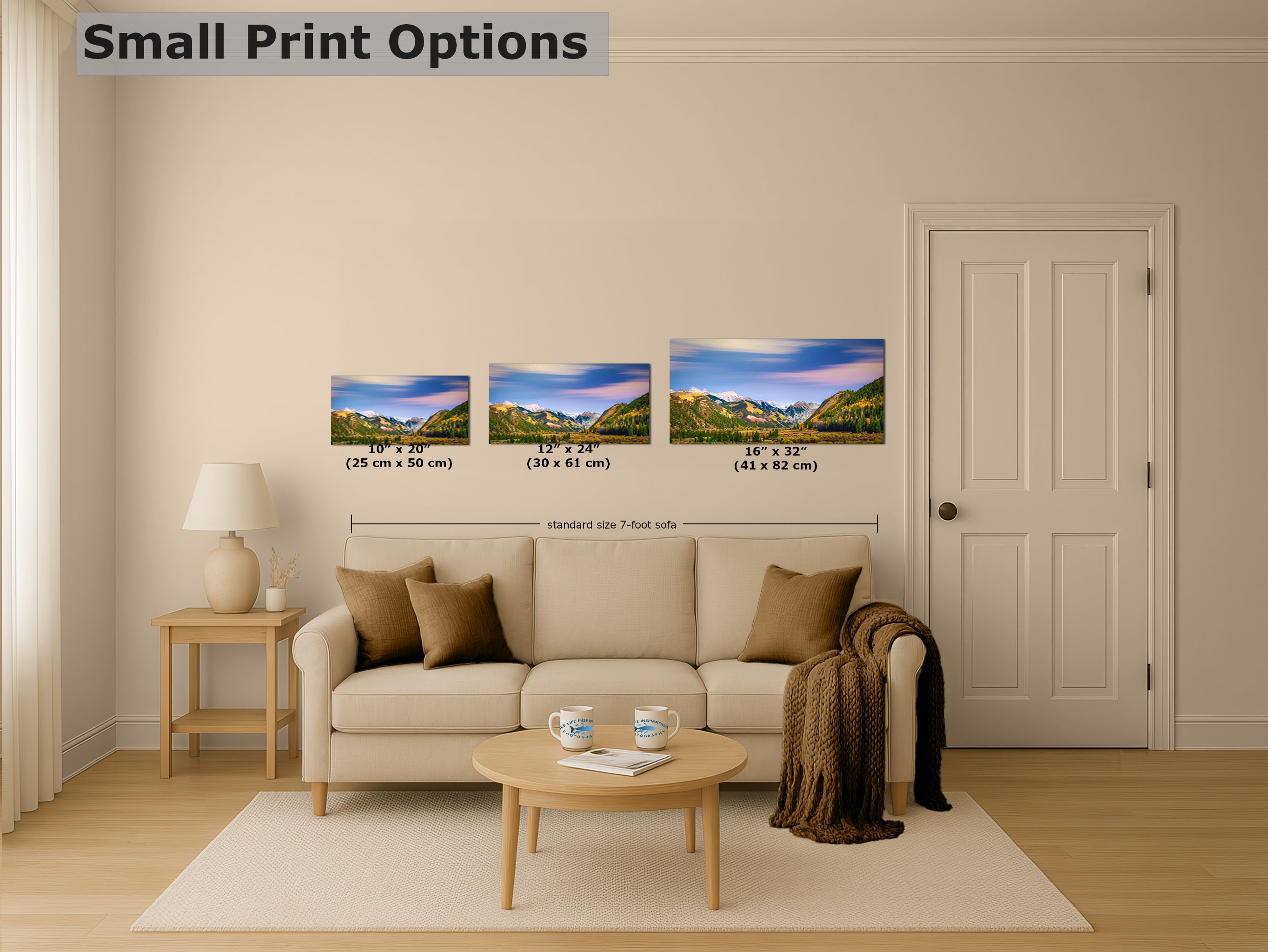 Telluride Colorado San Juan Mountain Picture, Fall Colors Aspen Trees Forest Picture Nature Photo for Relaxation Artwork, Meditation and House Decor