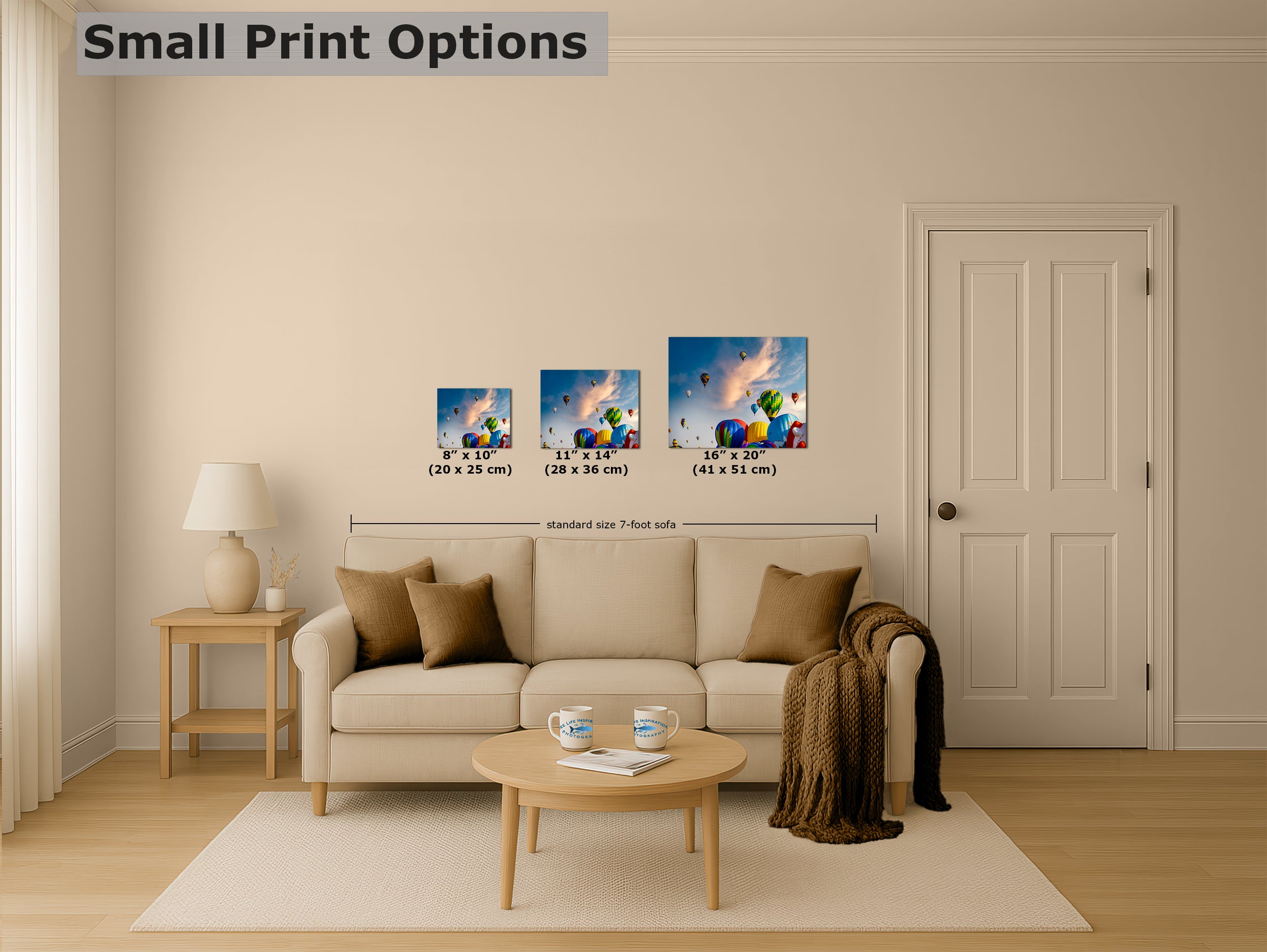 Hot Air Balloon Festival | Albuquerque New Mexico Balloon Fiesta Wall Art | Office, Cubicle & House Decor