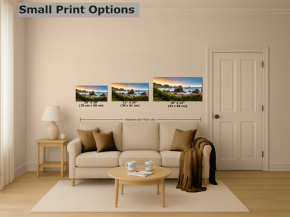 Lone Ranch Beach Oregon Coast Ocean Picture, Pacific Northwest Nature Photo Relaxation Artwork for Meditation, Apartment, Office & House Decor