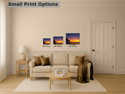 Morro Bay California Coastline Ocean Picture Nature Photo, Morro Rock Sunset Coastal Relaxation Artwork, Dorm Room, Office & House Decor