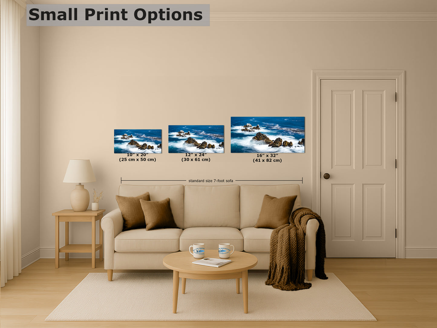 Carmel California Coastline Ocean Picture Nature Photo, Relaxation Artwork, Beach Wall Art for Meditation, Office, and House Decor