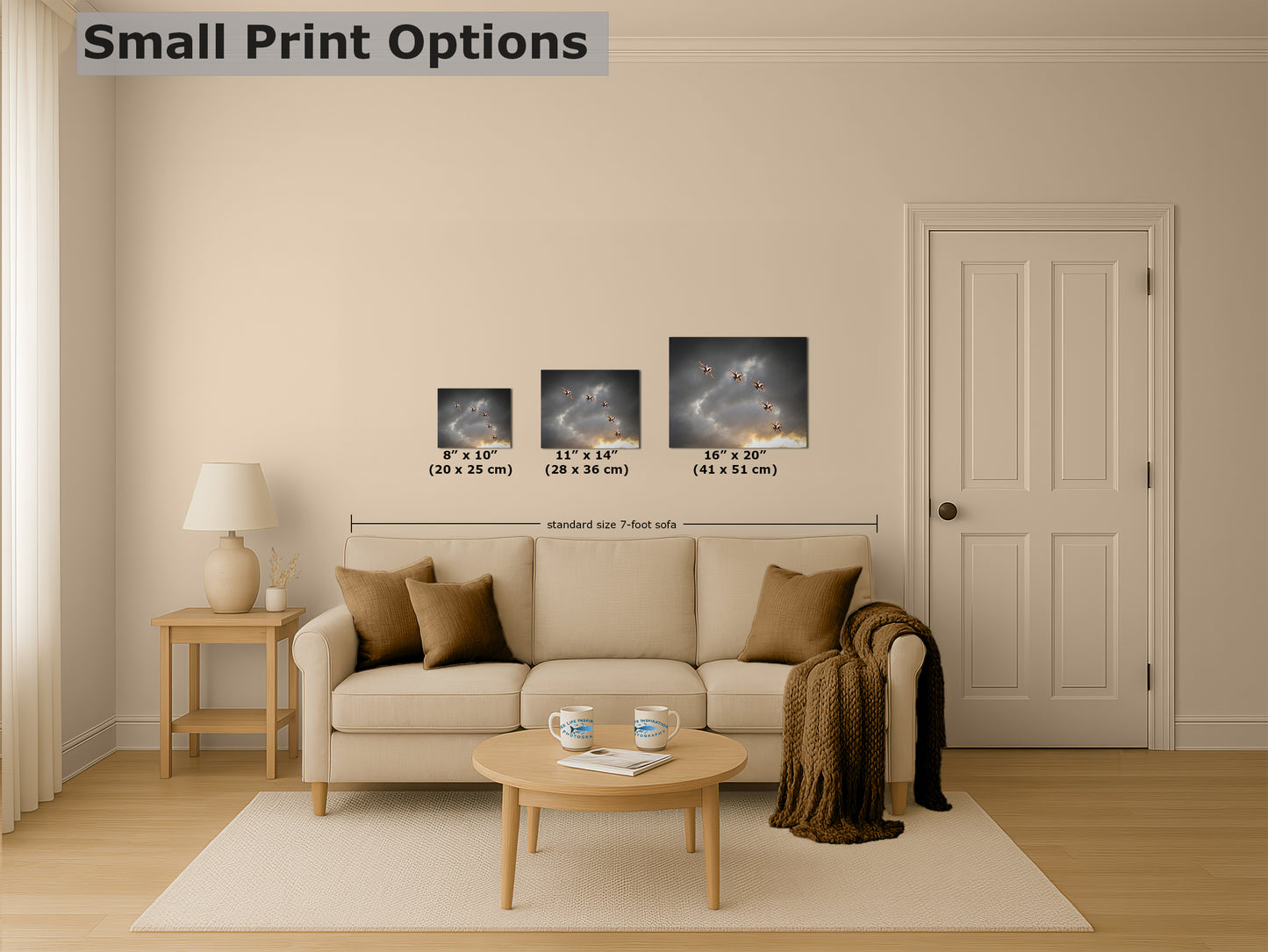 US Airforce Thunderbirds F-16 Fighting Falcon Aviation Artwork | Military Aviation Decor for Home & Office Display