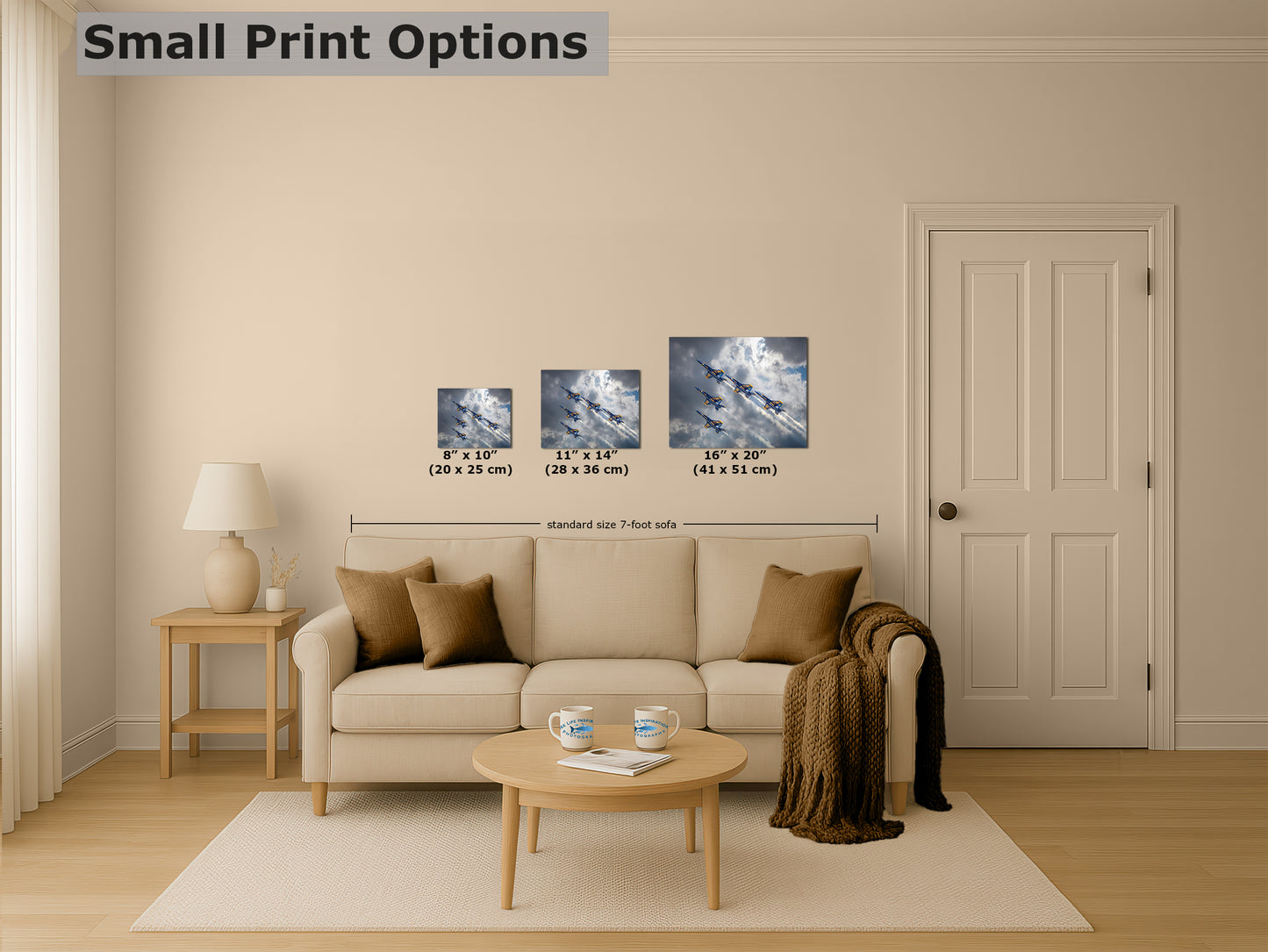 Blue Angels Artwork, FA-18 Super Hornet Military Aircraft Aviation Wall Decor