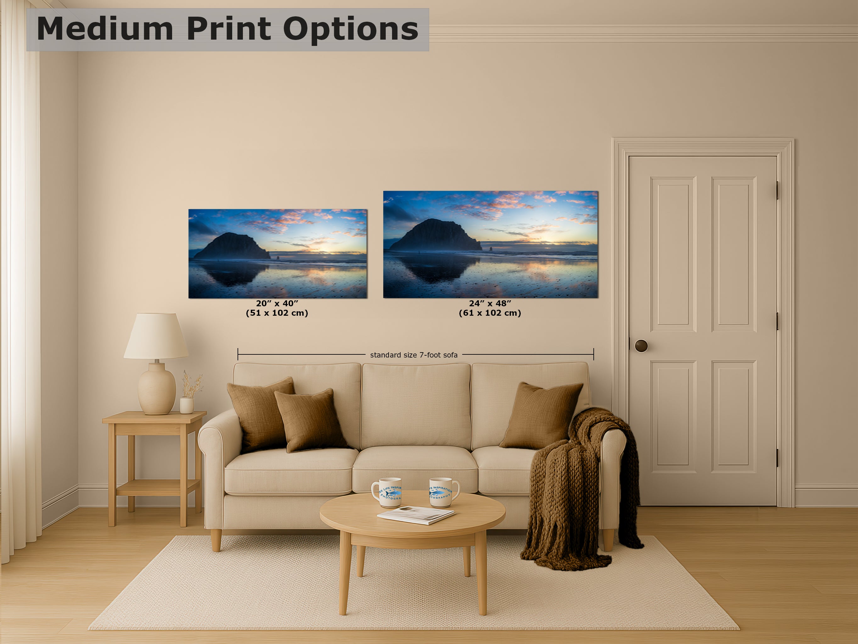 Morro Bay California Coastline Ocean Picture Nature Photo, Morro Rock Reflection, Coastal Relaxation Artwork, Dorm Room, Office & House Decor