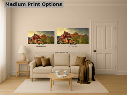 Chapel of the Holy Cross Sedona Arizona Desert Picture, Southwestern Wall Art, Catholic Church Decor, Canvas Print, Office or Home Wall Art