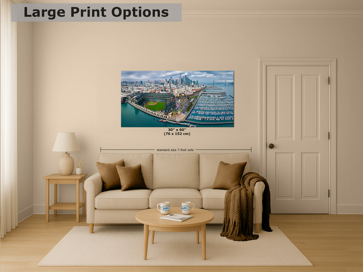 San Francisco Giants Baseball Stadium, Oracle Park Canvas Print