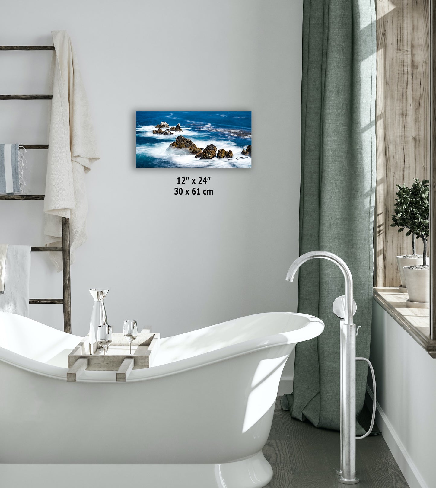 Carmel California Coastline Ocean Picture Nature Photo, Relaxation Artwork, Beach Wall Art for Meditation, Office, and House Decor