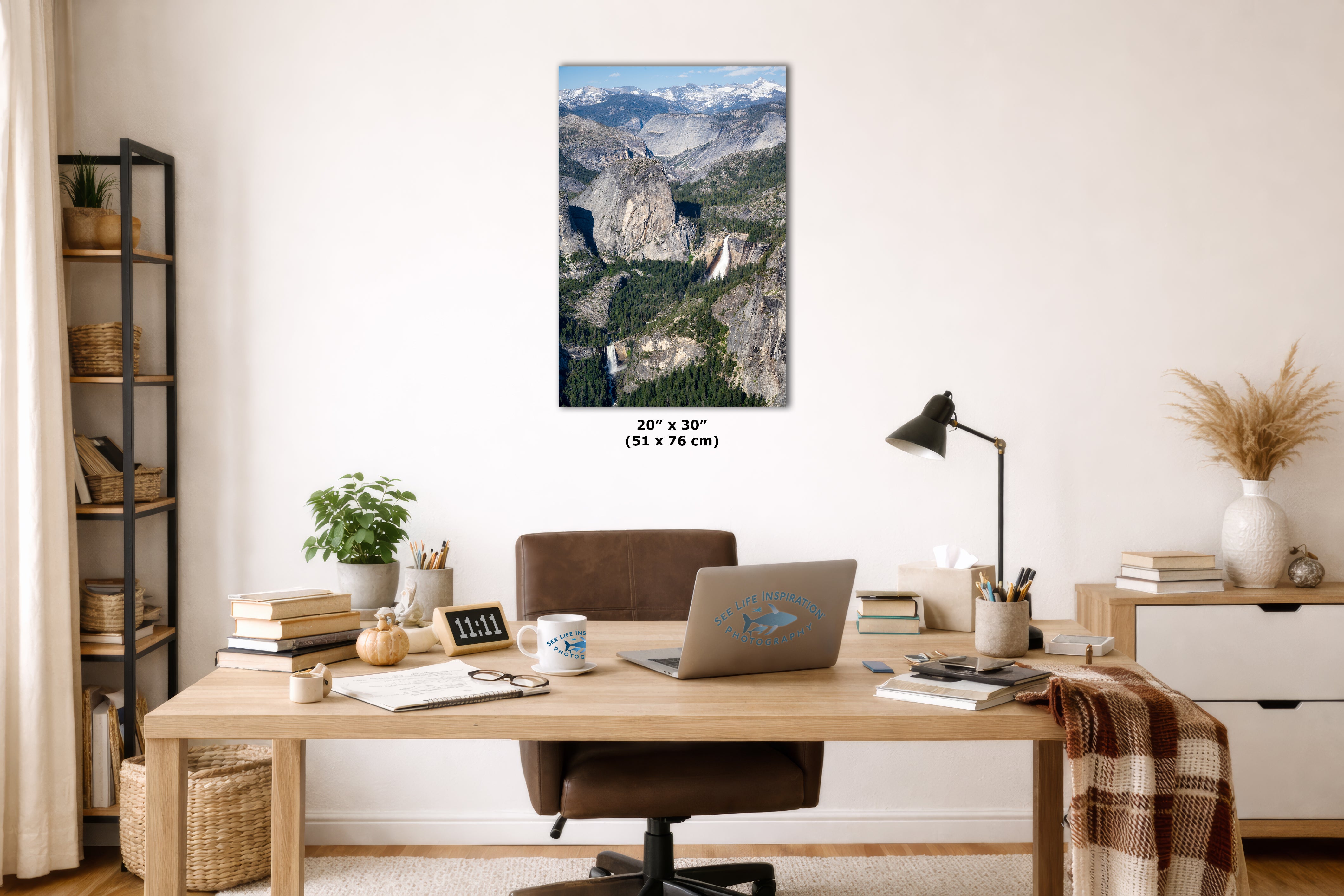 Yosemite Wall Art, Glacier Point Mountain Landscape Nature Photo