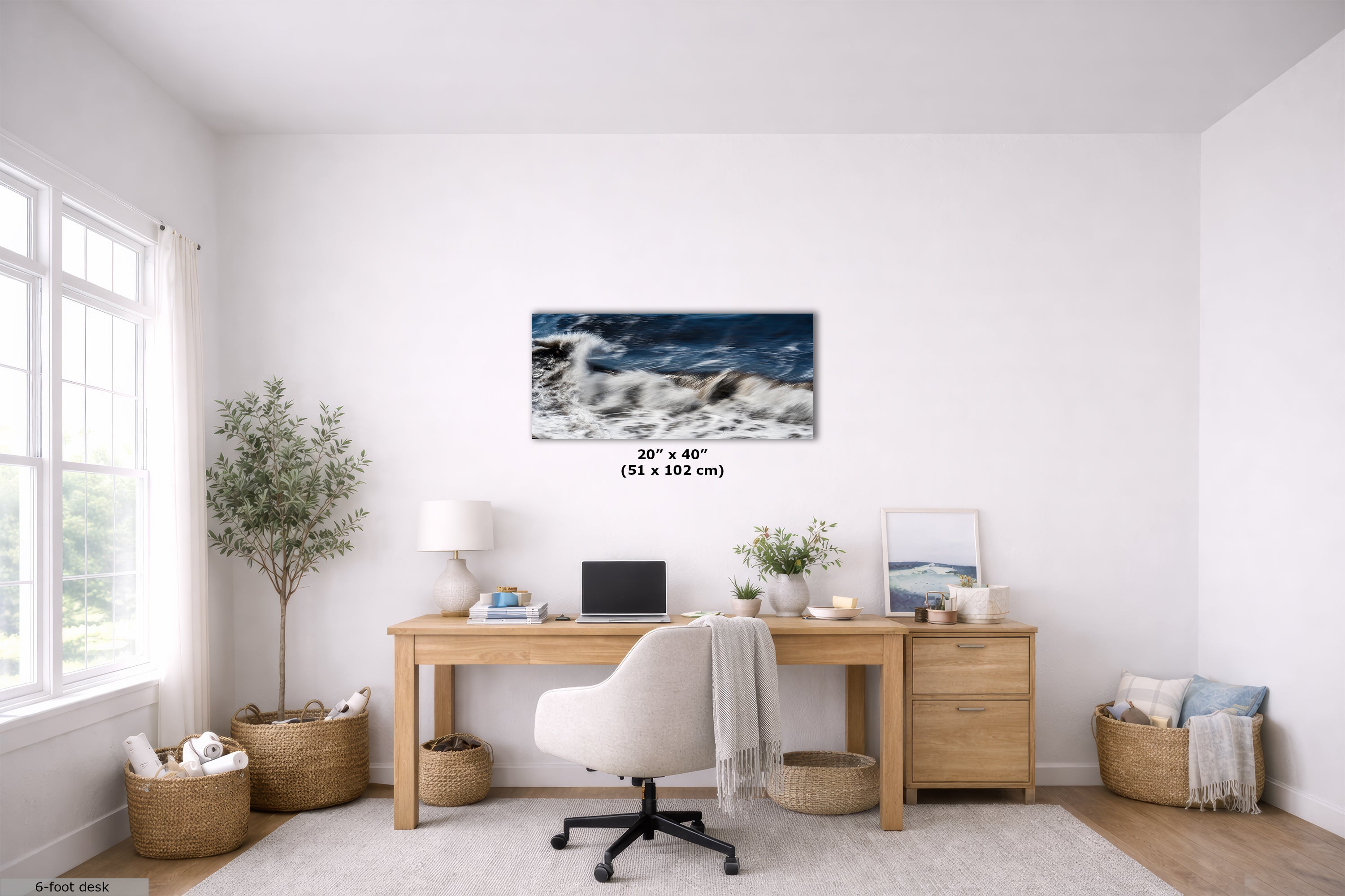 Limited Edition Fine Art Photography, Ocean Picture California Coastline Wave Abstract