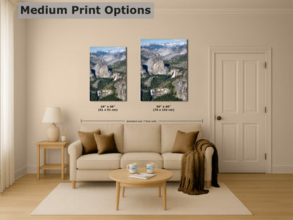 Yosemite Wall Art, Glacier Point Mountain Landscape Nature Photo
