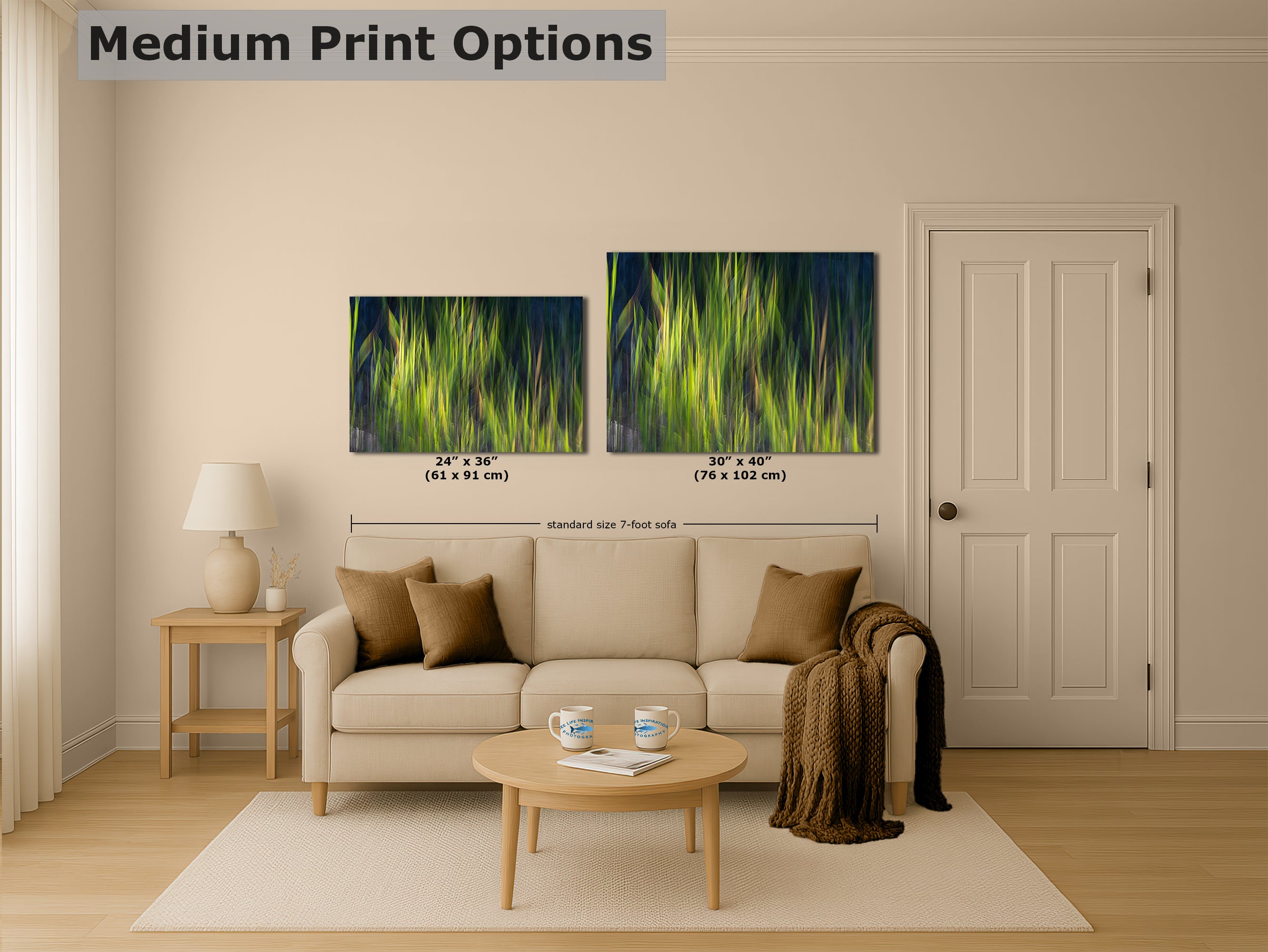 Sage Green Abstract Art Nature Photo