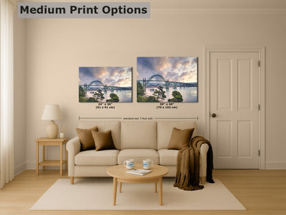 Alsea Bay Bridge Picture, Waldport Oregon Coast Ocean Picture, Pacific Northwest