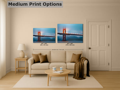 San Francisco Golden Gate Bridge Picture | Romantic Fine Art Photography for Living, Dining, Dorm, or Office