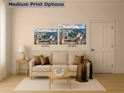 Petco Park Wall Art, San Diego Padres Skyline Print, MLB Stadium Decor