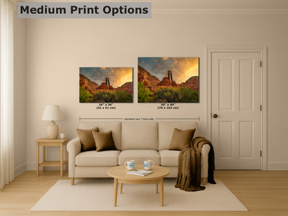 Chapel of the Holy Cross Sedona Arizona Desert Picture, Southwestern Wall Art, Church Landscape Print, Office Decor, Cubicle & Home Wall Art