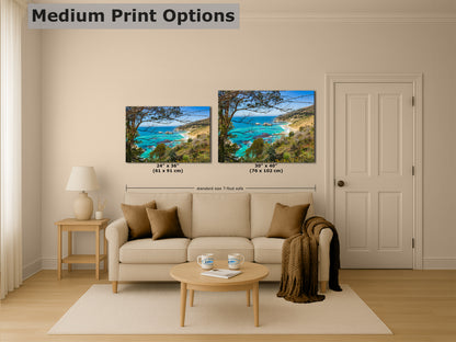 Pfeiffer Beach Big Sur California Coastline Ocean Picture Nature Photo, Relaxation Artwork, Meditation, Office House Decor