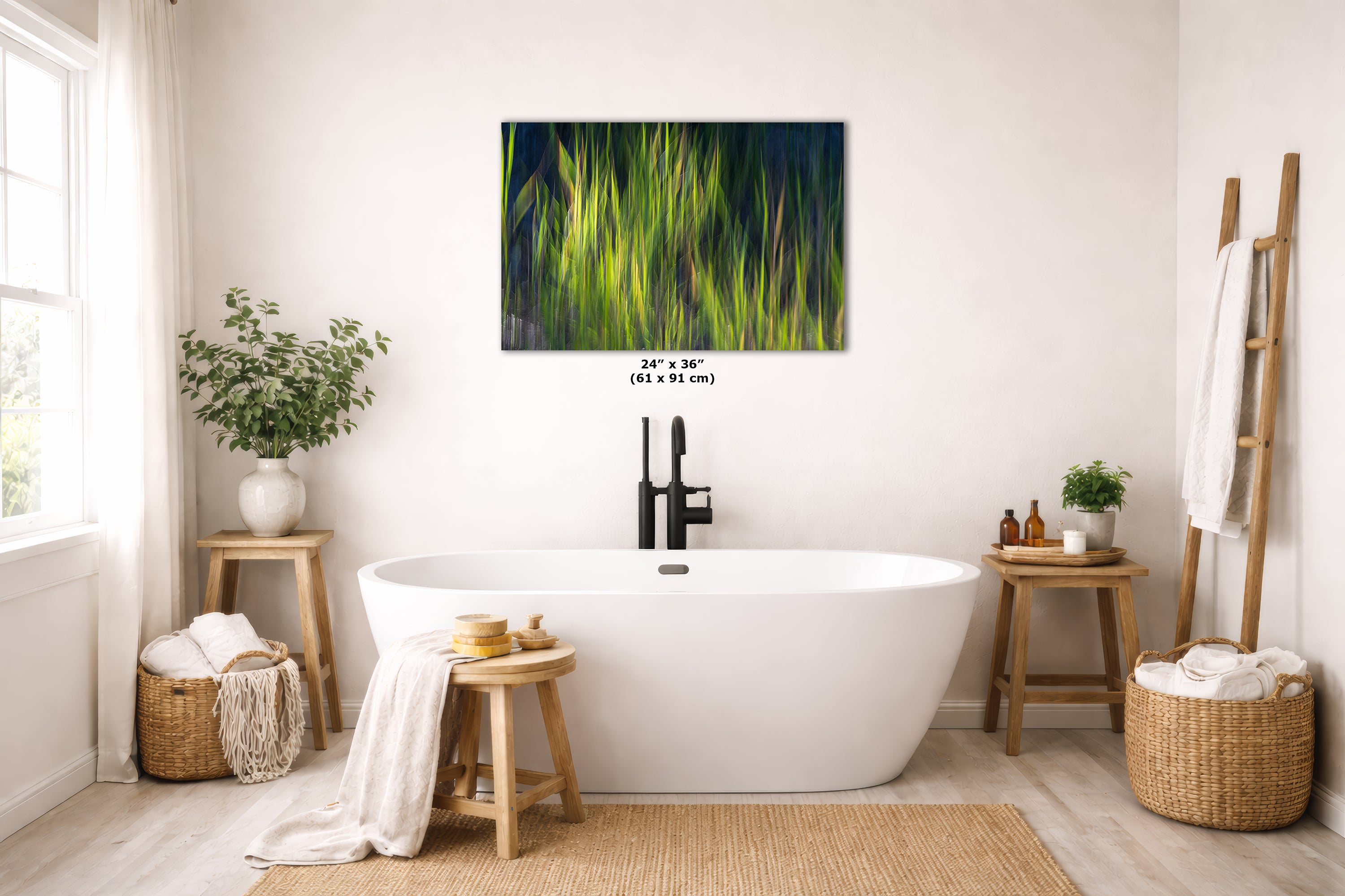 Sage Green Abstract Art Nature Photo