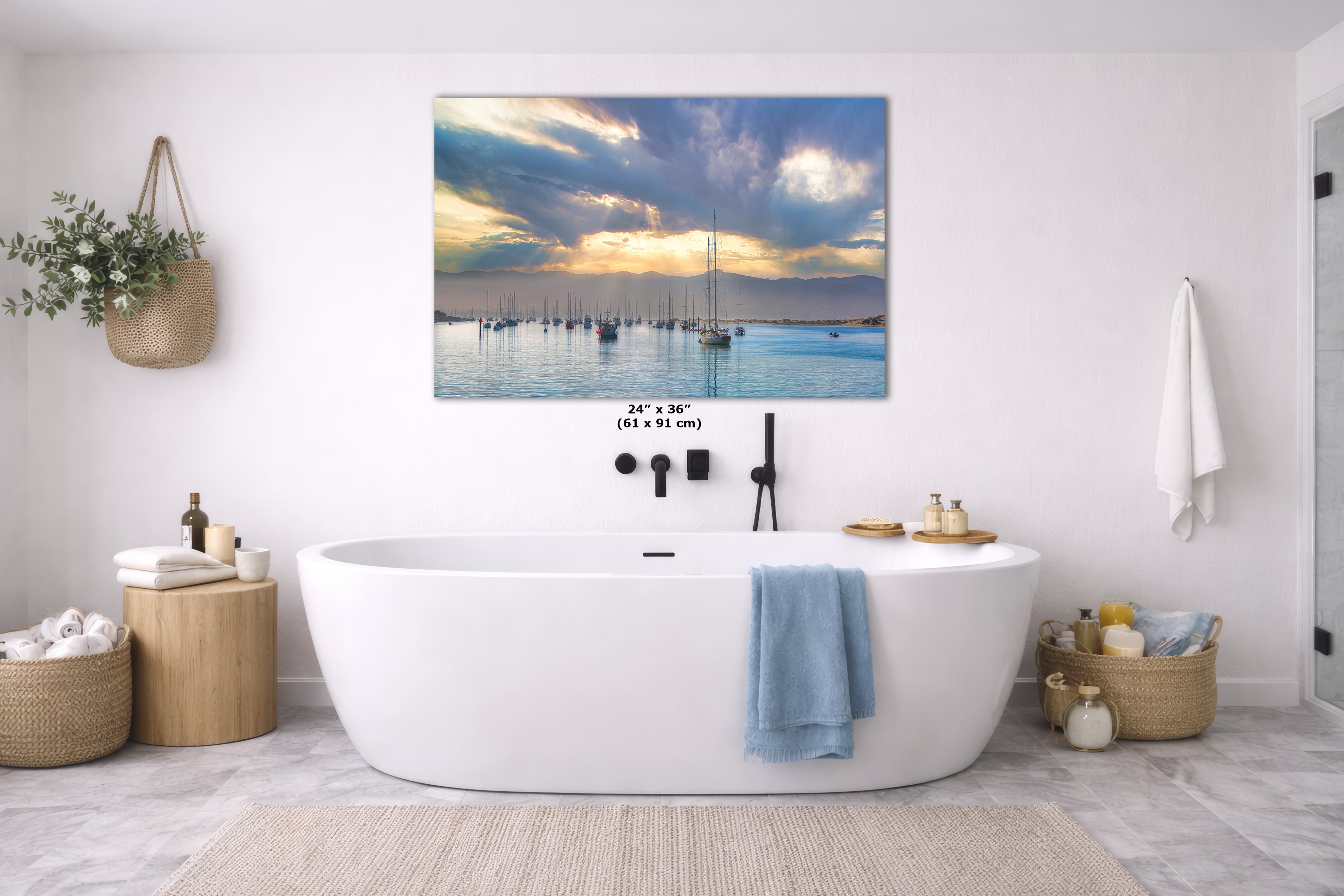 California Coastline Limited Edition Fine Art Print – Morro Bay Ocean Picture Nature Photo