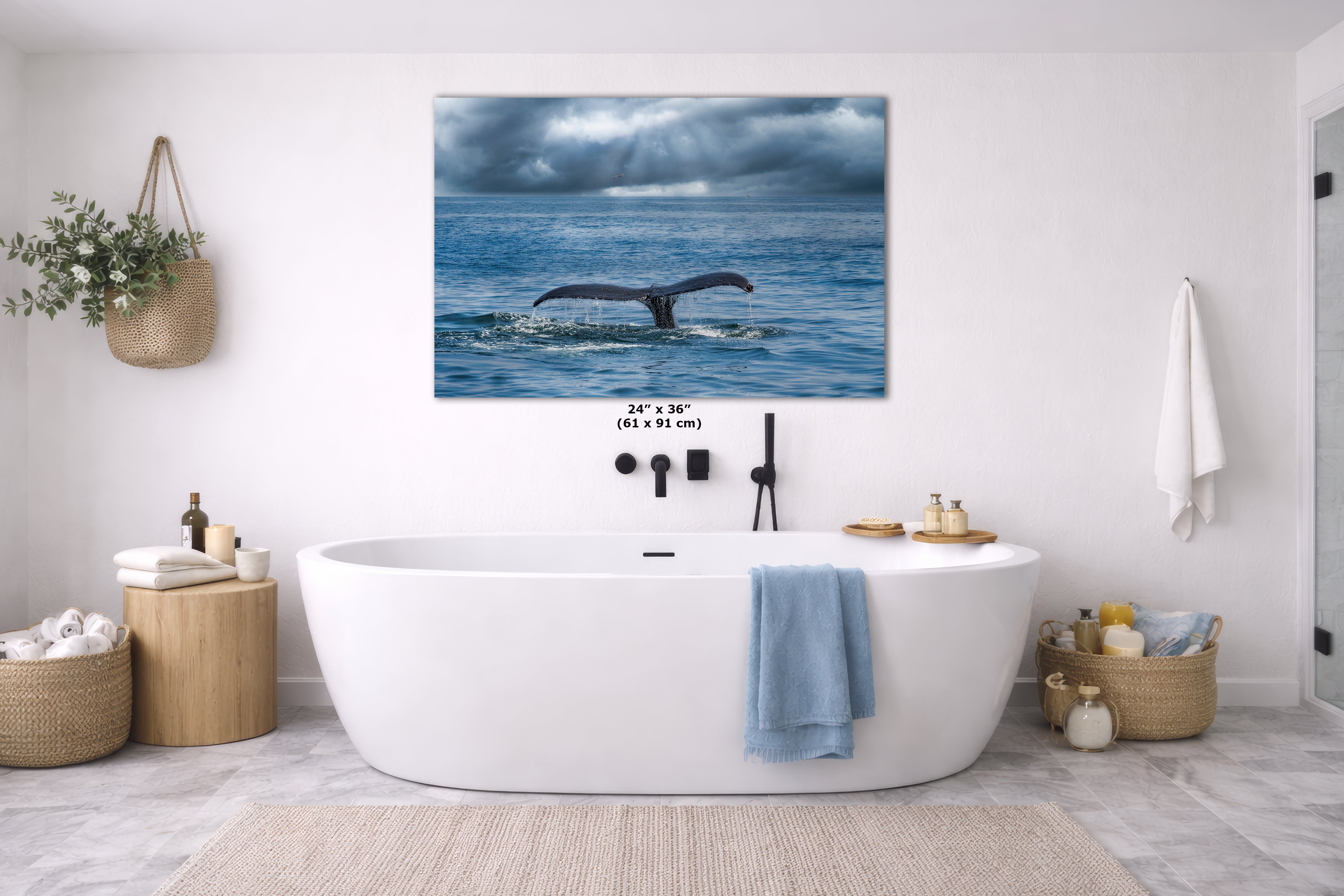 Wildlife Photography Ocean Picture Limited Edition Print Humpback Whale Fluke