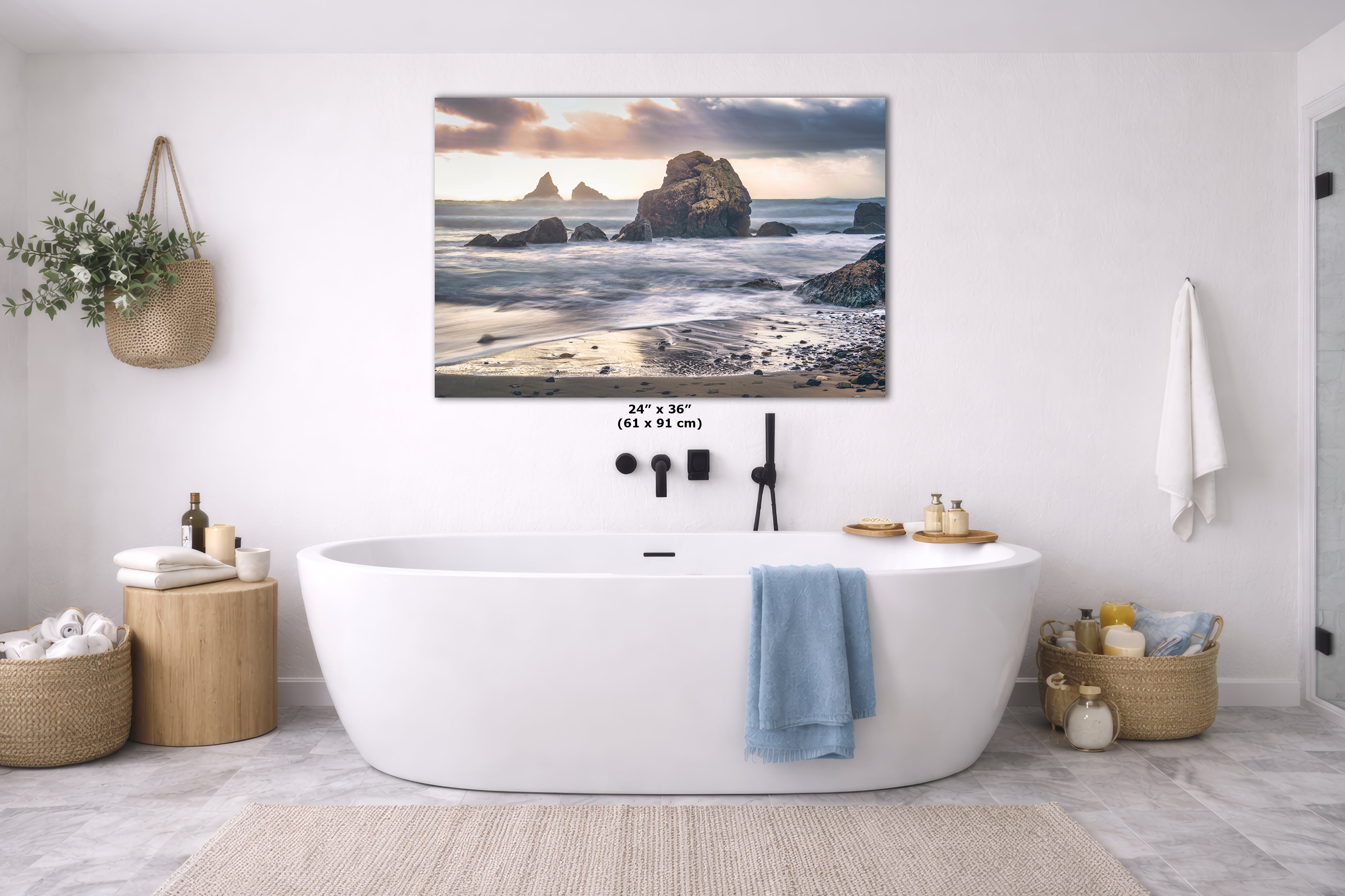 Oregon Coast Limited Edition Print, Pacific Northwest Ocean Picture