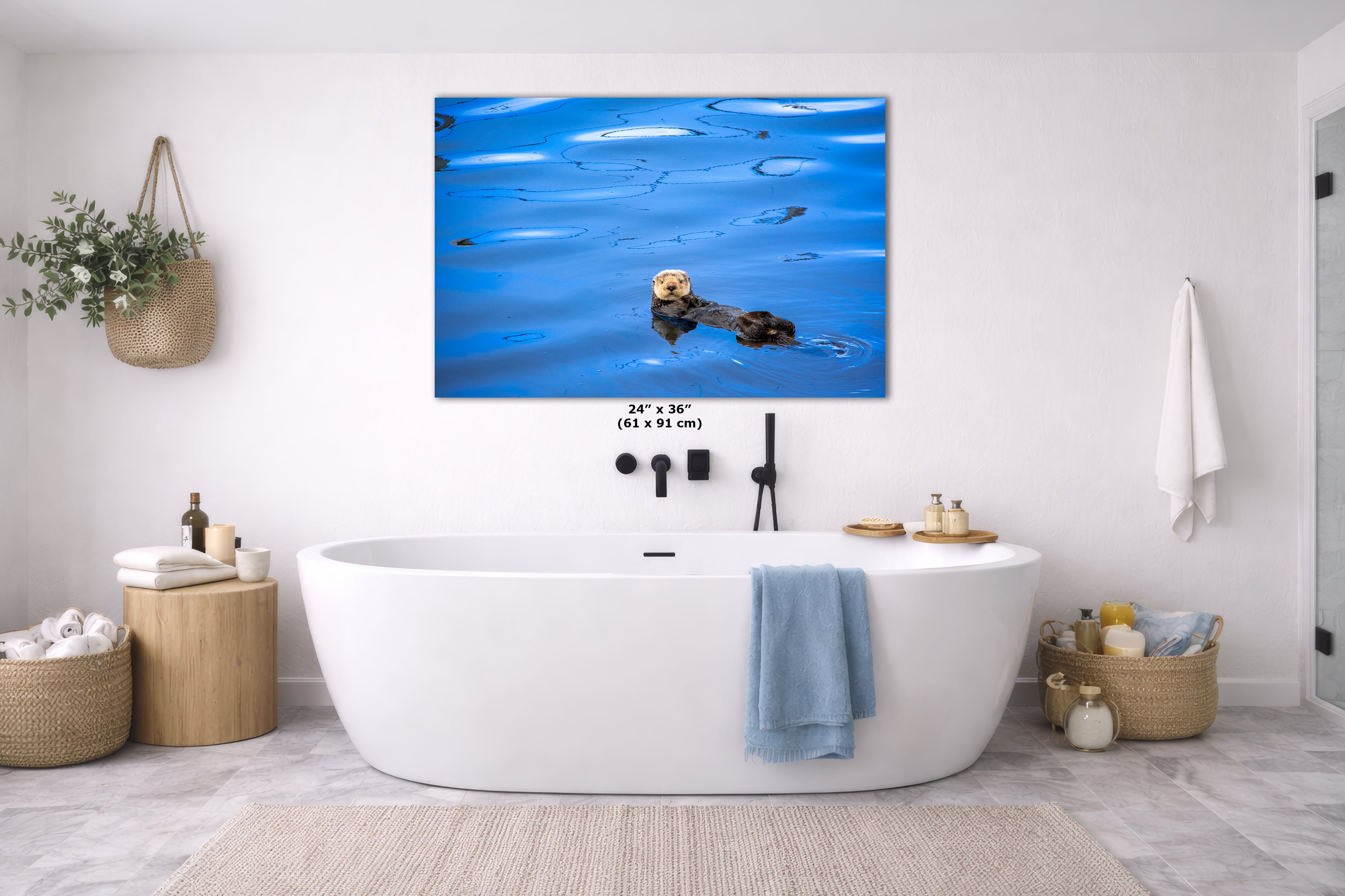 Ocean Picture Limited Edition Fine Art Print – Sea Otter Wildlife Photography Nature Photo